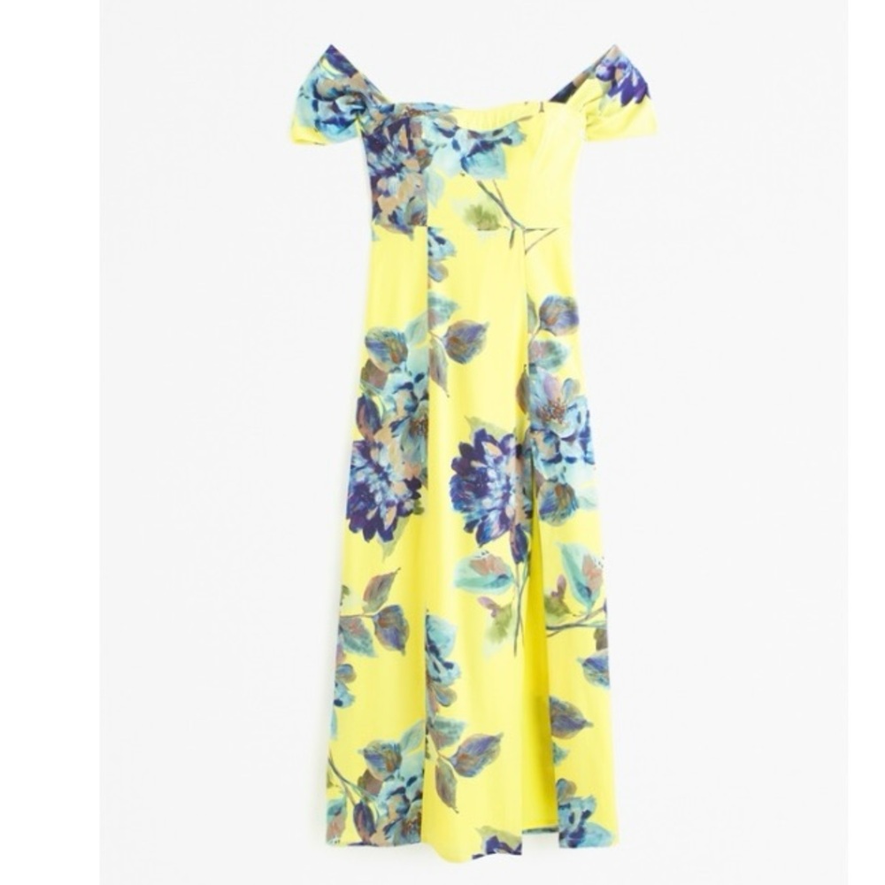 Abercrombie Camille off the shoulder dress petite